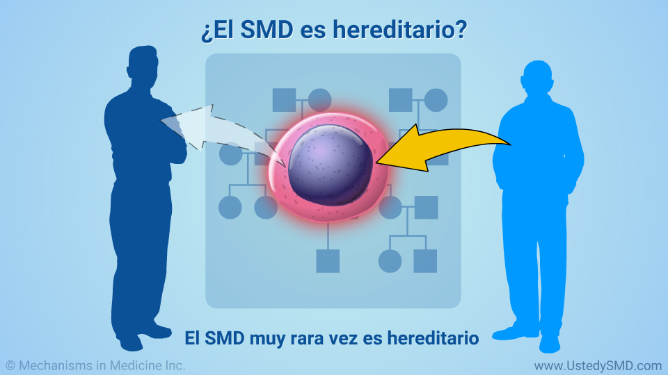 ¿El SMD es hereditario?