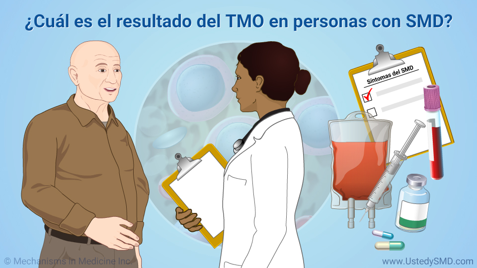 ¿Cuál es el resultado del TMO en personas con SMD?